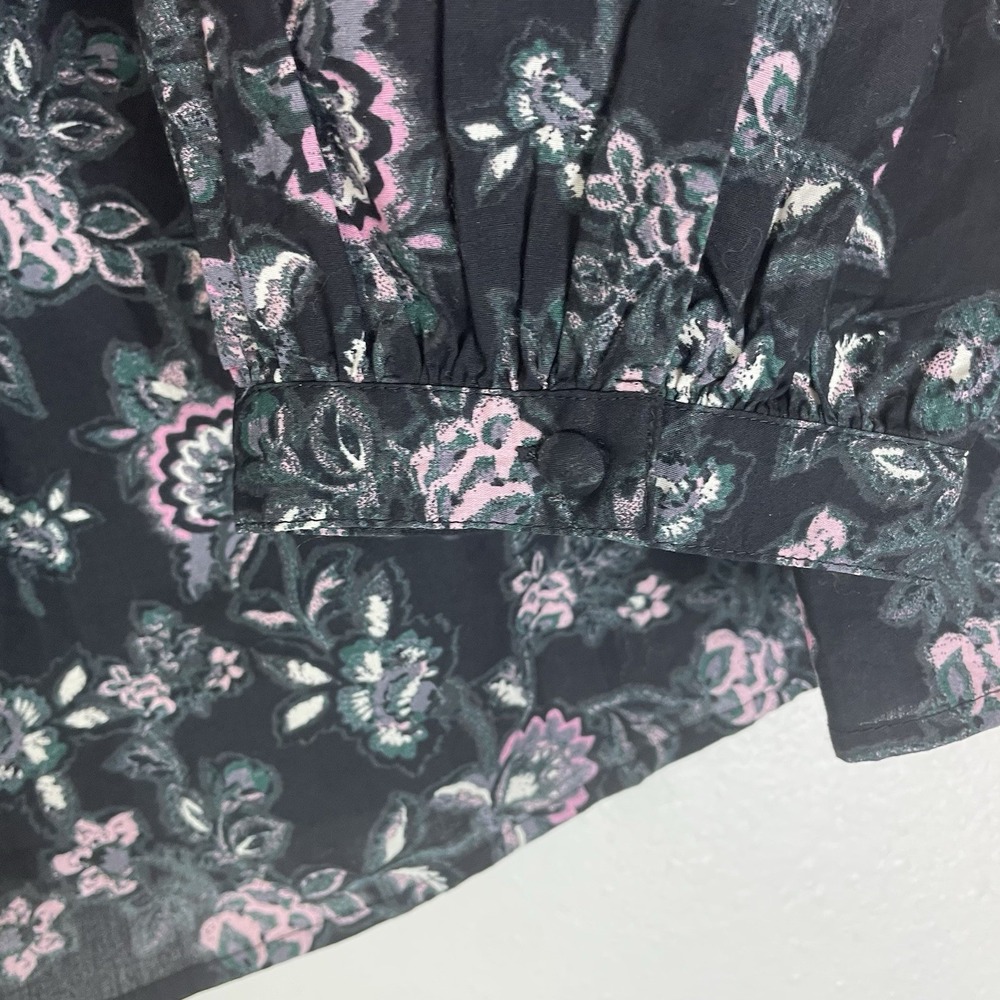 New Lane Bryant Top Womens 18 Cottagecore Boho Crochet Floral Prairie Blouse NWT - Picture 3 of 10